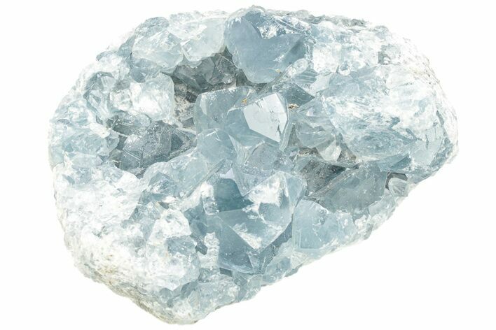 Sparkly Celestine (Celestite) Crystal Cluster - Madagascar #249087